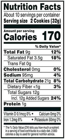 Chips Deluxe Chocolate Chunk Cookie, 11.6 Ounce -- 12 per case