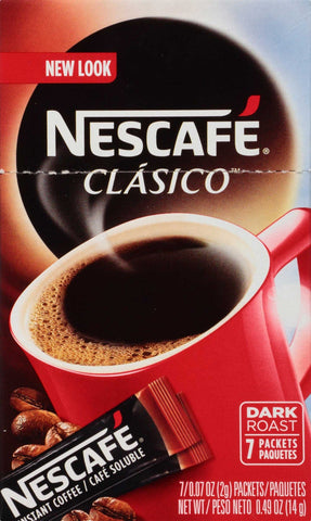Nescafe Clasico Instant Coffee Stick, 0.7 Ounce -- 84 per case.