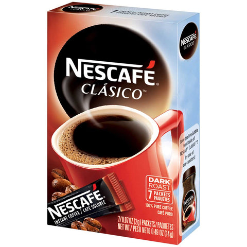 Nescafe Clasico Instant Coffee Stick, 0.7 Ounce -- 84 per case.
