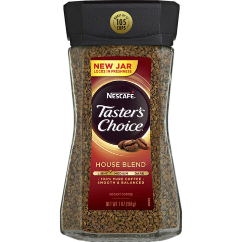 Nescafe Tasters Choice House Blend Instant Coffee, 7 Ounce -- 6 per case.