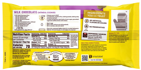 Nestle Toll House Morsels Milk Chocolate, 11.5 Ounce -- 12 per case.