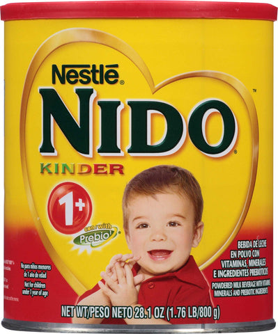 Nestle Nido 1 Plus Toddler Milk-Based Powder Formula With Iron, 28.1 Ounce -- 12 per case