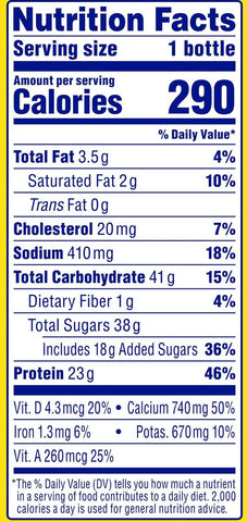 Nestle Nesquick Protein Power Chocolate Milk, 14 Fluid Ounce -- 12 per case