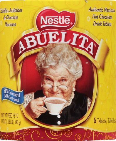 Abuelita Chocolate Tablets - 19 oz. package, 12 per case
