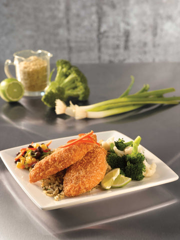 Trident Seafoods Crispanko Breaded Pollock Fillet, 2.5 to 3.5 Ounce Pieces, 10 Pound