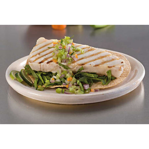 Trident Seafoods Skinless Boneless Halibut Fillet, 6 Ounce Pieces, 10 Pound