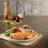 Trident Seafoods Pubhouse Beer Battered Cod Fillet, 6 ounce Pieces, 10 Pound