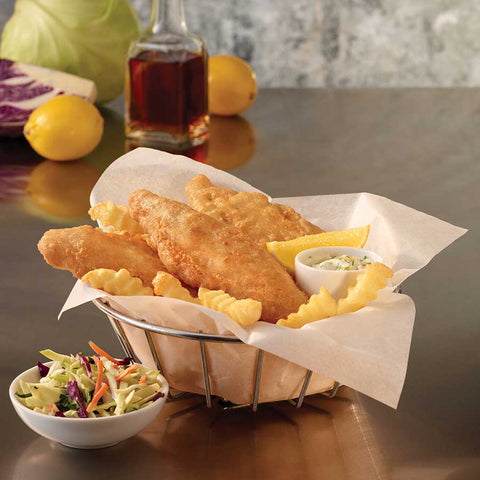 Trident Seafoods Golden Ale Battered Pollock Fillet, 3 Ounce Pieces, 10 Pound