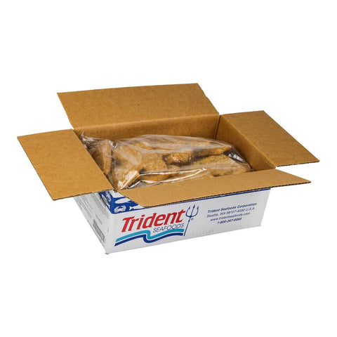 Trident Seafoods 10 Grain Crunchy Breaded Wild Alaska Pollock, 4 Ounce Pieces, 10 Pound