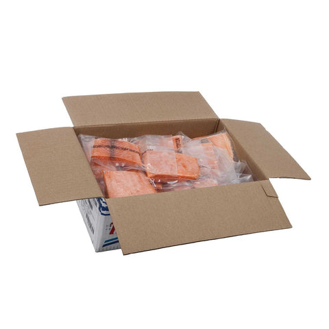 Trident Seafoods Farm Raised Skinless Boneless Atlantic Salmon Fillet - 6 Ounce Pieces, 10 Pound