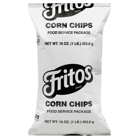 Frito Lay Regular Corn Chips, 1 Pound -- 8 per case.