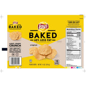 Lays Oven Baked Original Potato Crisps, 0.875 Ounce -- 60 per case.