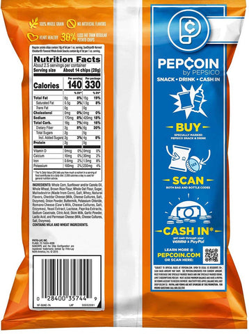 Sunchips Whole Grain Harvest Cheddar Snacks, 2.375 Ounce -- 24 per case