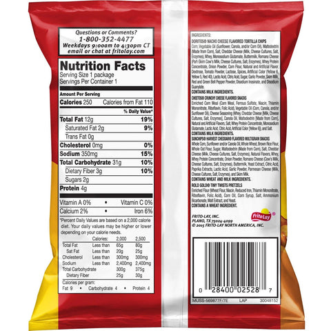 Munchies Cheese Fix Snack Mix, 1.75 Ounce -- 64 per case.