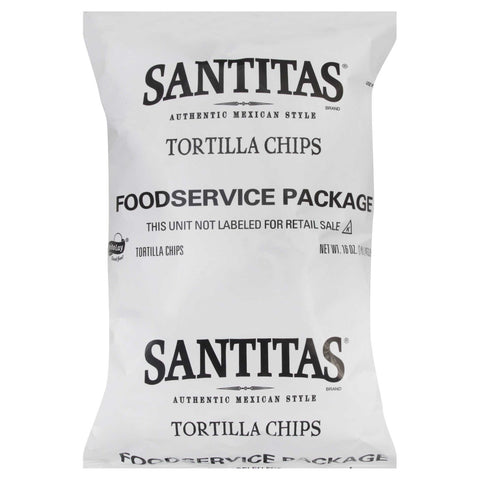 Santitas Regular Corn Tortilla Chips, 1 Pound -- 8 per case.