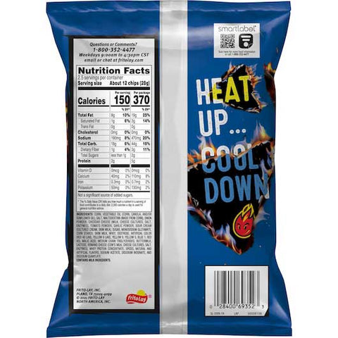 Doritos Flamin Hot Cool Ranch Tortilla Chips, 2.5 Ounce -- 24 per case