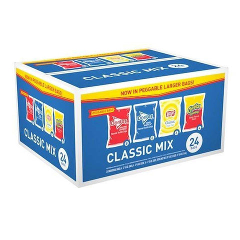 Frito Lay Classic Mix - Variety Pack, 24 count