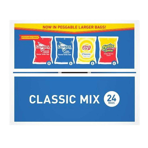 Frito Lay Classic Mix - Variety Pack, 24 count
