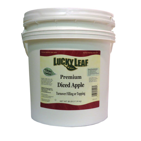 Knouse Foods Lucky Leaf Diced Apple Pie Filling, 38 Pound.