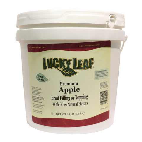Lucky Leaf Apple Pie Filling, 19 Pound Pail.