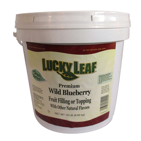 Lucky Leaf Blueberry Pie Filling, 19 Pound.