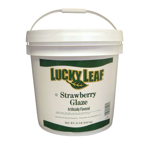 Lucky Leaf Strawberry Glaze, 19 Pound.
