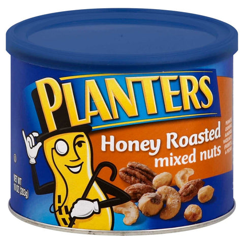 Planters Honey Roasted Mixed Nuts Snacks, 10 Ounce -- 6 per case.
