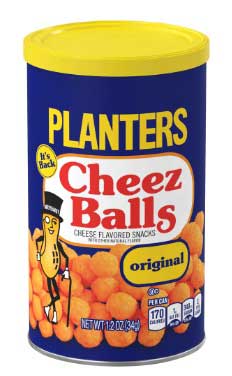 Planters Cheez Ball Snack, 1.2 Ounce -- 8 per case