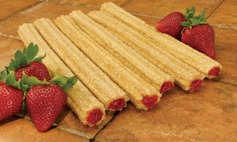 California Churro Strawberry Filled Churro, 10 inch -- 100 per case