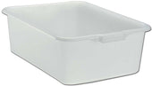 Vollrath Standard White Narrow Base Bus Box, 7 inch Deep