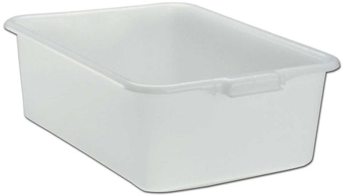 Vollrath Standard White Narrow Base Bus Box, 7 inch Deep