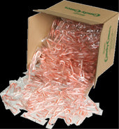 Spangler Red and White Mini Candy Cane - 500 per pack -- 4 packs per case.