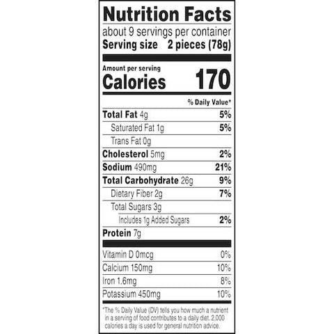 Banquet Buffalo Style Chicken Stuffed Quesadilla, 26 Ounce -- 6 per case.