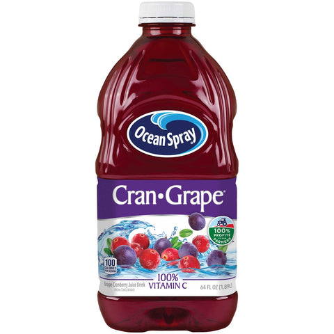 Ocean Spray Crangrape, 64 Ounce -- 8 Case