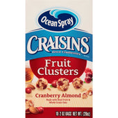 Ocean Spray Craisins Cranberry Almond Fruit Cluster, 2 Ounce -- 40 per case.