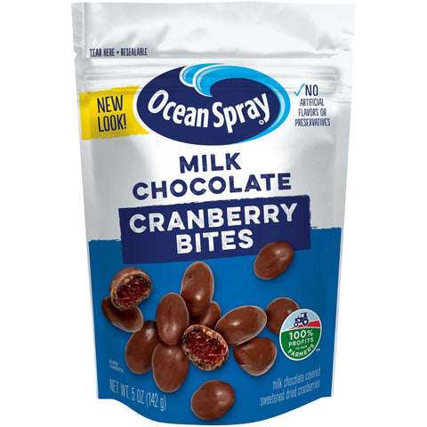 Ocean Spray Craisins Chocolate Covered Dried Cranberries, 5 Ounce -- 12 per case.