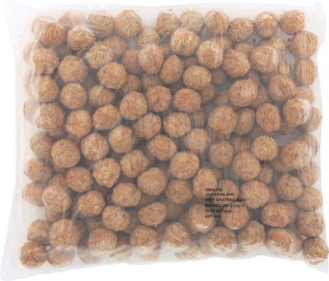 Bonici Mid Tier Fully Cooked Oven Roasted Italian Style Pork and Beef Meatball, 0.5 Ounce.