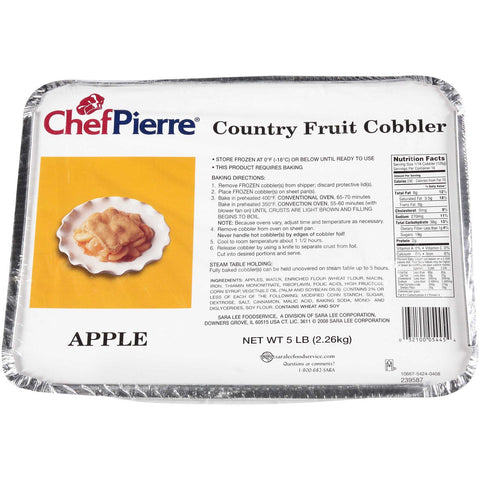 Sara Lee Chef Pierre Apple Cobbler, 5 Pound -- 4 per case.