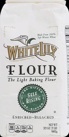 White Lily Self Rising Flour, 32 Ounce -- 12 per case.