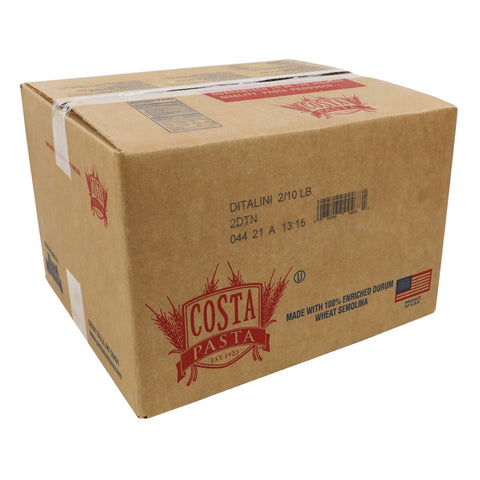 Costa Ditalini Pasta, 20 Pound.