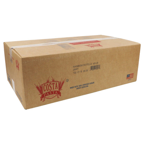 Costa Rotelli Rainbow Pasta, 20 Pound.