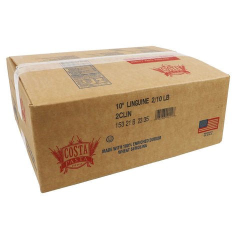 Costa 10 inch Linguini Pasta, 20 Pound.