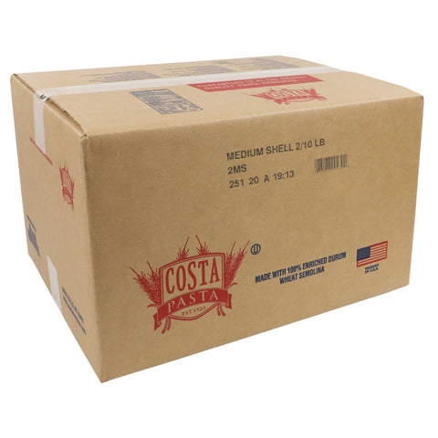 Costa Medium Shell Pasta, 20 Pound.