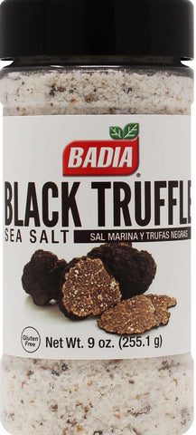 Badia Black Truffle Sea Salt, 9 Ounce -- 6 per case
