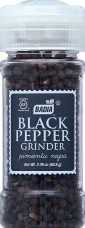 Badia Whole Black Pepper, 2.25 Ounce -- 8 per case