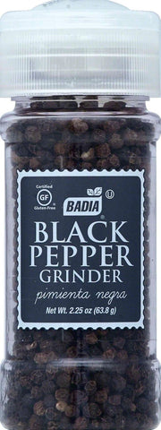 Badia Whole Black Pepper, 2.25 Ounce -- 8 per case