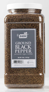 Badia Ground Black Pepper, 4 Pound -- 4 per case