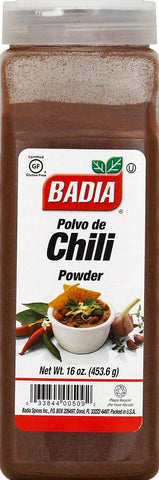Badia Chili Powder, 16 Ounce -- 6 per case