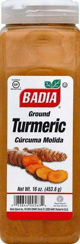 Badia Ground Turmeric, 16 Ounce Bottle -- 6 per case