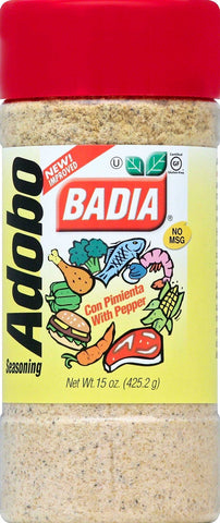 Badia Adobo with Pepper, 15 Ounce Bottle -- 12 per case